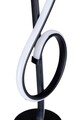 Lampa de masa, Curlux, 509CRL1108, Aluminiu, Alb