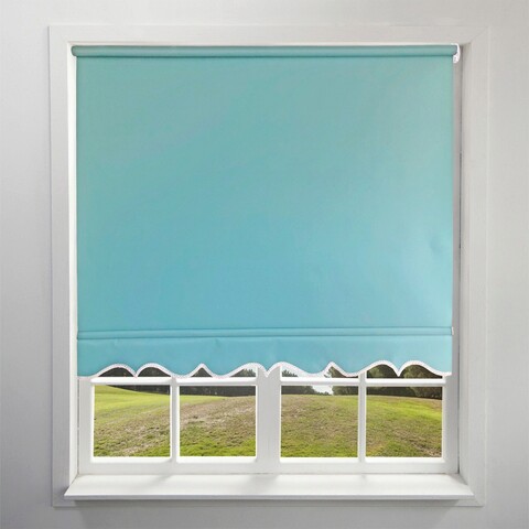 Jaluzea tip rulou, ruby, p-161 - blue, 180x200 cm, poliester, albastru