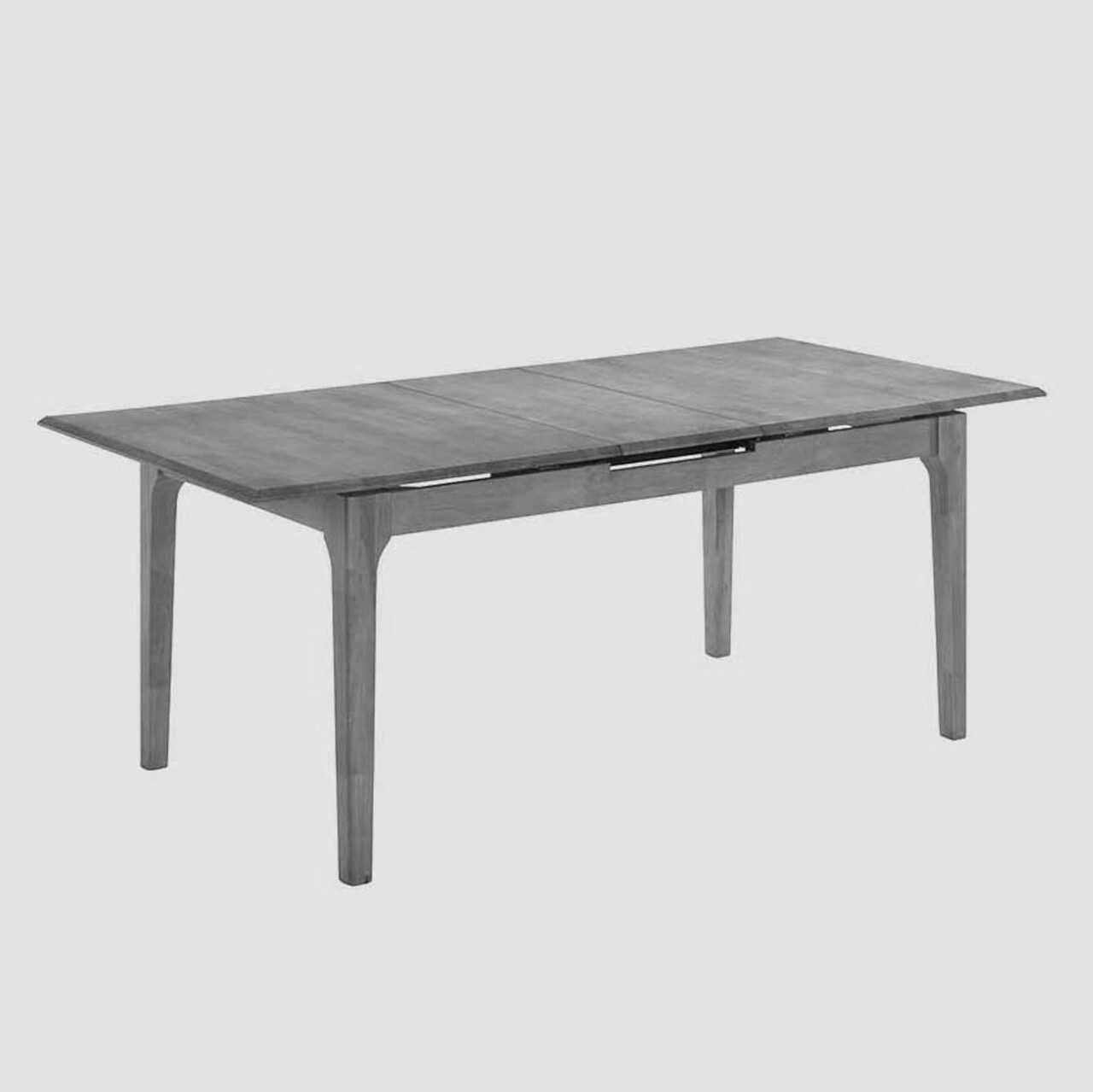 Masa extensibila Avella, Homla, 160-195x90x76 cm, lemn de cauciuc, natur