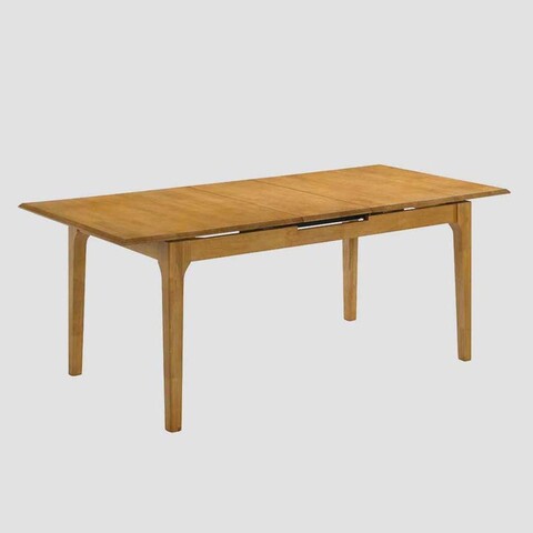 Masa extensibila Avella, Homla, 160-195x90x76 cm, lemn de cauciuc, natur