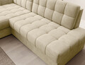 Coltar extensibil stanga 3 locuri ELTAP, LT-04MO, Blezalt, 240x150x82 cm, lemn/poliester, bej