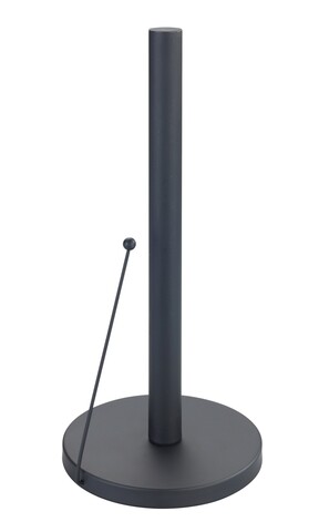 Suport servetele de bucatarie, Wenko, Clayton, Ø  15 x 33 cm, metal, negru