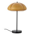 Lampa de masa, Bloomingville, Kinoko, 2 x E14, 30x46.5 cm, sticla/fier, galben