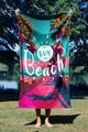 Prosop de plaja, Astacura, Beachfun 70, 70x130 cm, 70% poliester/30% poliamida, Multicolor