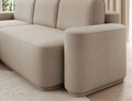 Coltar extensibil stanga 4 locuri ELTAP, Aurumm, 285x180x92 cm, lemn/poliester, bej