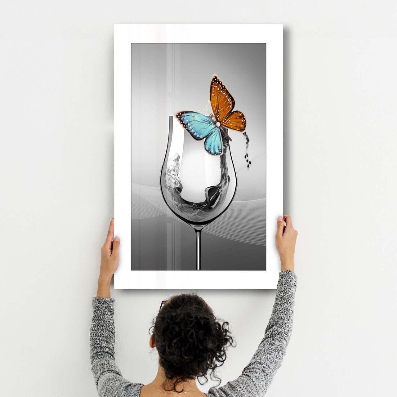 Tablou decorativ, CAM-1015, Dimensiune: 35 x 55 cm, Multicolor — imaginea 2
