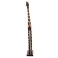 Decoratiune, Zebra, Creaciones Meng, 80 cm, lemn de arbore de matase