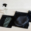 Set 3 saci de spalat rufe, Brabantia, Laundry Bags, 33x25 cm/45x33 cm, textil, negru