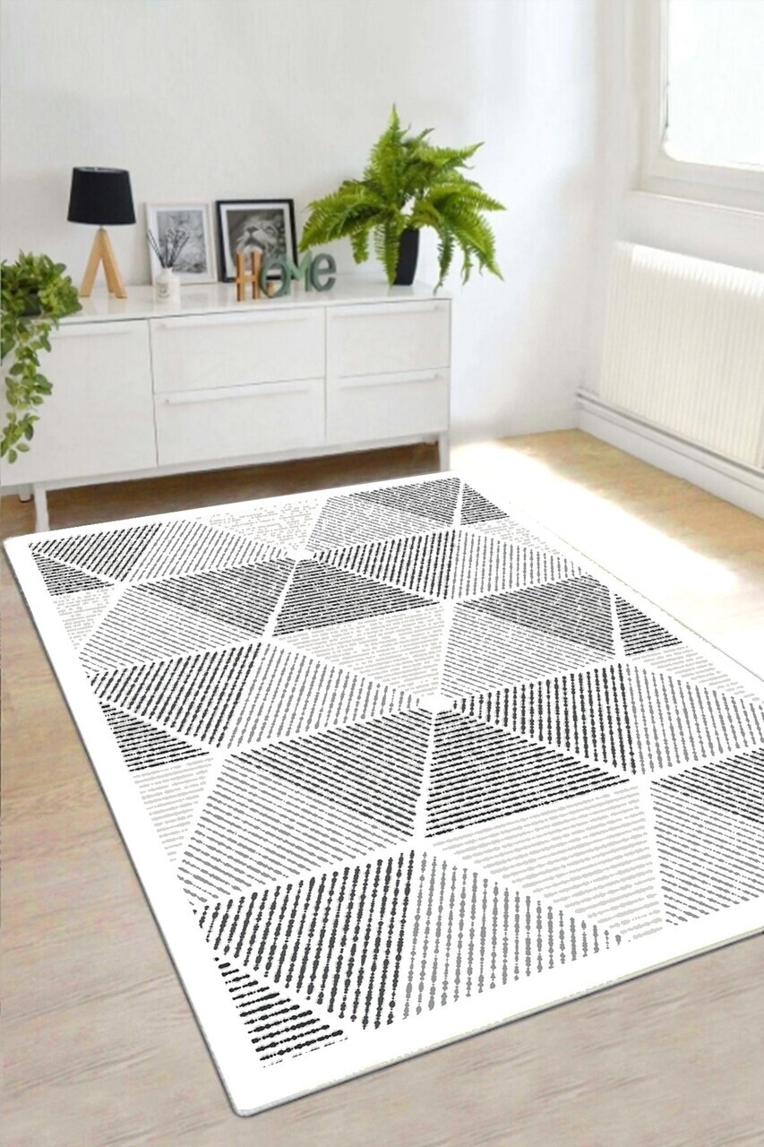 Covor, Ecora Rectangle, 80x200 cm, Gri — imaginea 2