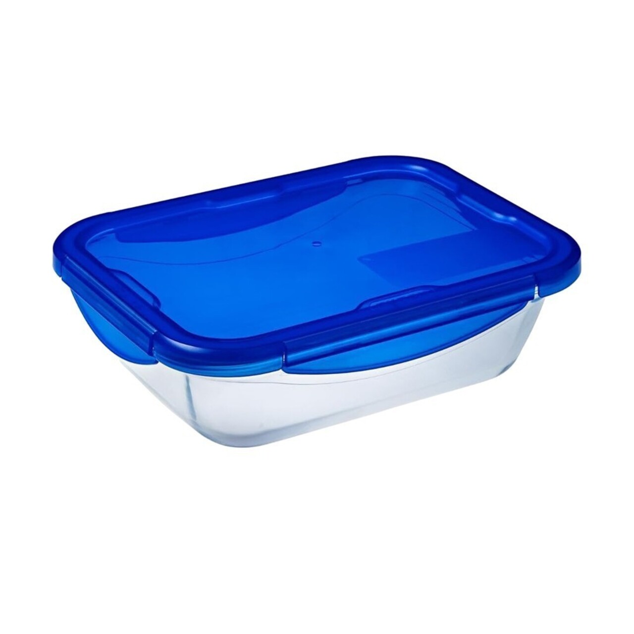 Set 2 caserole dreptunghiulare, cu capac etans, sticla termorezistenta, 0,8L/1,9L, "Cook&amp;Go" - Pyrex - imagine 3