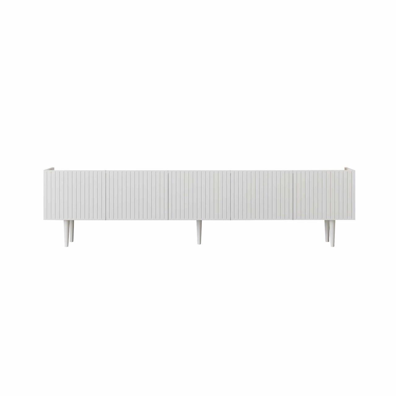 Comoda TV, Hanah Home, Capella 200, 200x50x29 cm, MDF, Alb - view 4