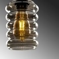 Candelabru, Opviq, Smoked - 020, E27, 60 W, metal/sticla