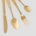 Set tacamuri pentru 6 persoane Manor, Homla, 24 piese, inox, auriu