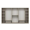 Dulap pentru haine, Hanah Home, Nisa, 360x210x52 cm, Gresie