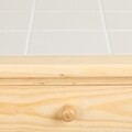 Carucior cu 2 rafturi si suport pentru sticle Creaciones Meng, 37x37x79 cm, lemn de pin