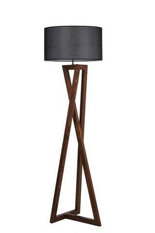 Lampadar, Luin, 8278-1, E27, 60 W, lemn/textil Iluminat