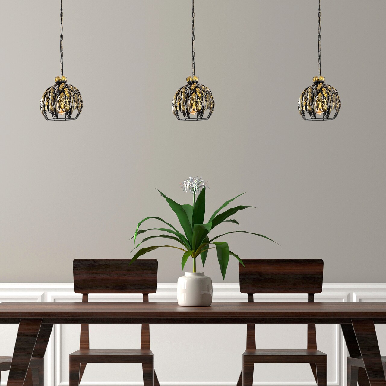 Lustra, Fulgor, 942FLG1289, Metal, Multicolor - 1 | YEO