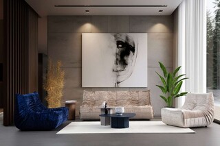 145x100x80 cm, Albastru