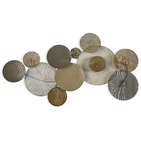 Decoratiune de perete Lauren, Versa, 90.8×47.6 cm, metal Accesorii decorative