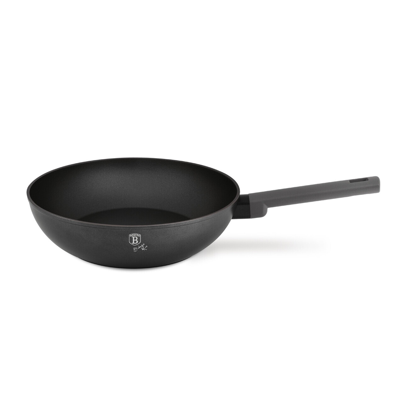 Tigaie Wok Berlinger Haus, Anthracite, 28 cm, 3.2 L, aluminiu forjat, antracit mat - imagine 4