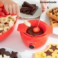 Aparat pentru fondue de ciocolata si jeleu 2 in 1, Yupot InnovaGoods, 40W, Ø32 x 9 cm