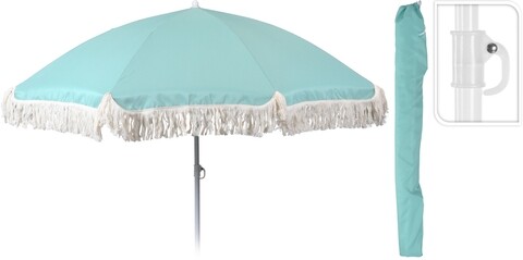 Umbrela pentru plaja Simple, Ø180 cm, turcoaz