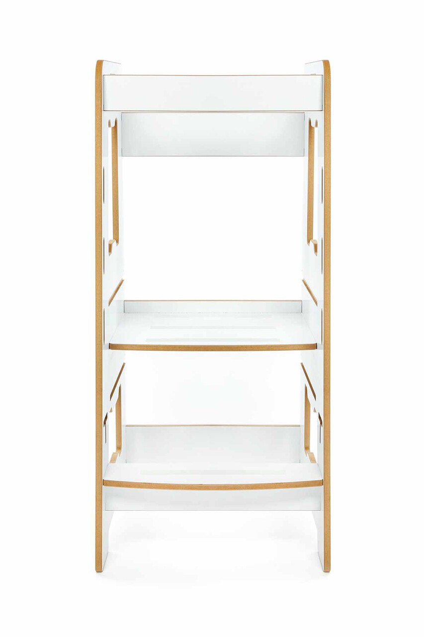 Turn de invatare, Hanah Home, Learning Tower, 40x90x50 cm, Alb - view 5