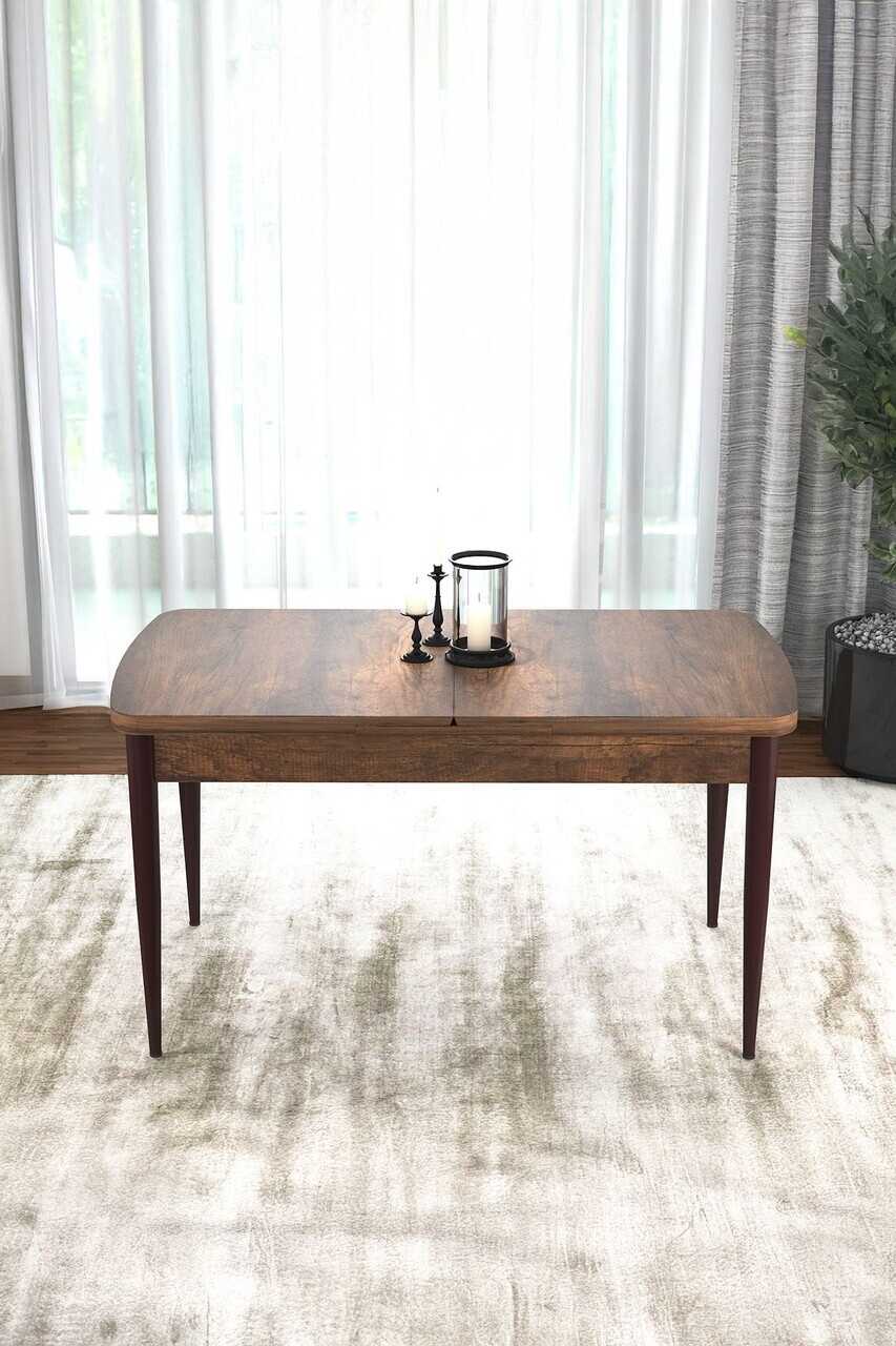 Masa, Hanah Home, Kor, 114x78x70 cm, Model baroc din lemn / Maro