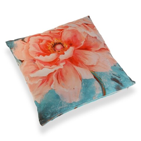Perna decorativa Flower, Versa, 45 x 45 cm, poliester cm.