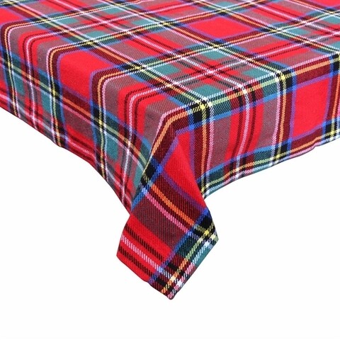 Fata de masa, Tognana, Tartan Dublino, pentru 6 persoane, 140 x 180 cm, 90% bumbac, 10% poliester, multicolor