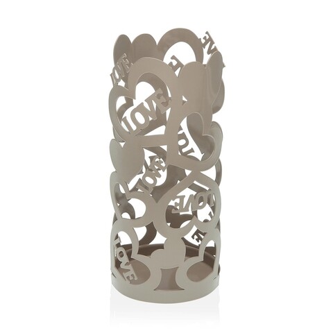 Suport pentru pahare cozy, versa, 8 x 8 x 18 cm, metal, gri
