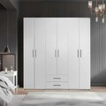 Dulap pentru haine, Adore, White, Alb