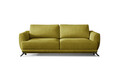 Canapea extensibila 3 locuri ELTAP, Meg10, Megis, 242x95x90 cm, lemn/poliester, mustar