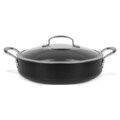 Cratita cu capac, Greenpan, 30 cm Ø, 4.8 L, aluminiu intarit/inox/sticla
