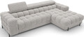 Coltar extensibil dreapta 3 locuri ELTAP, RT-20PEL, Felro, 285x181x93 cm, lemn/poliester, gri