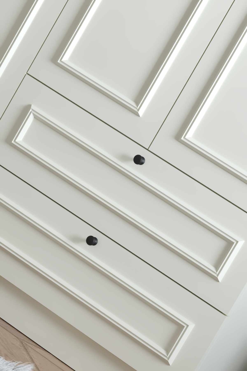 Dulap pentru haine, Hanah Home, Mira 6 210, 209x210x54 cm, Alb - view 8
