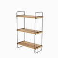 Raft de perete, Kalune Design, 40x20x66 cm, PAL melaminat, maro