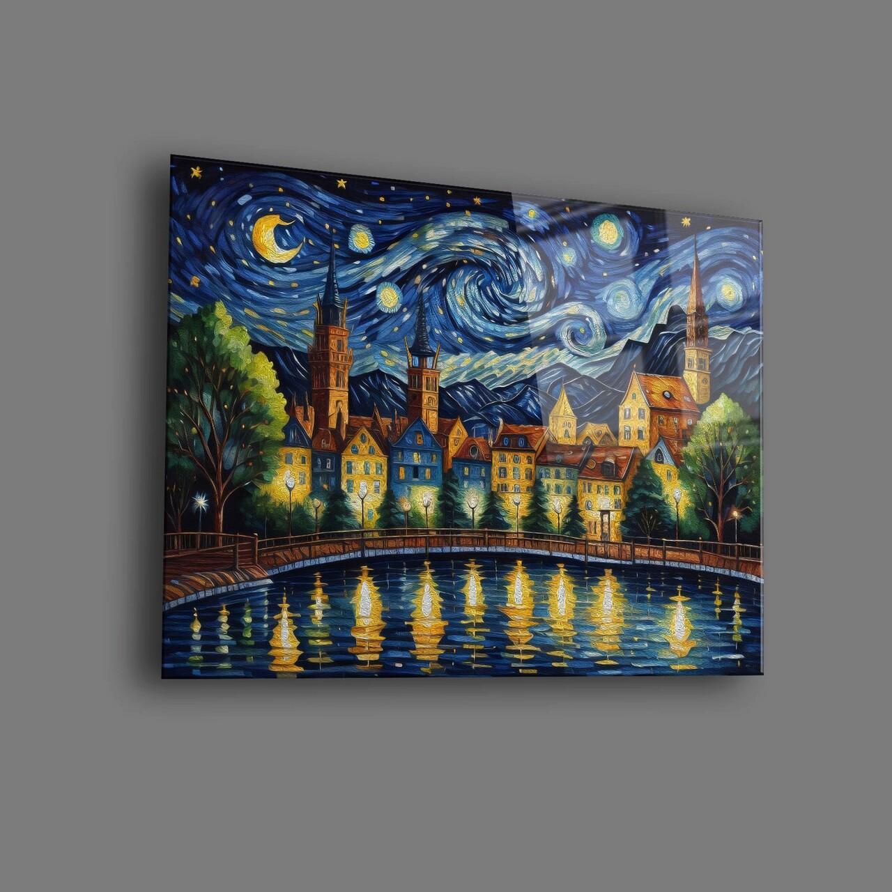 Tablou decorativ, Camtbl-041, Dimensiune: 60 x 90 cm, Multicolor - view 4