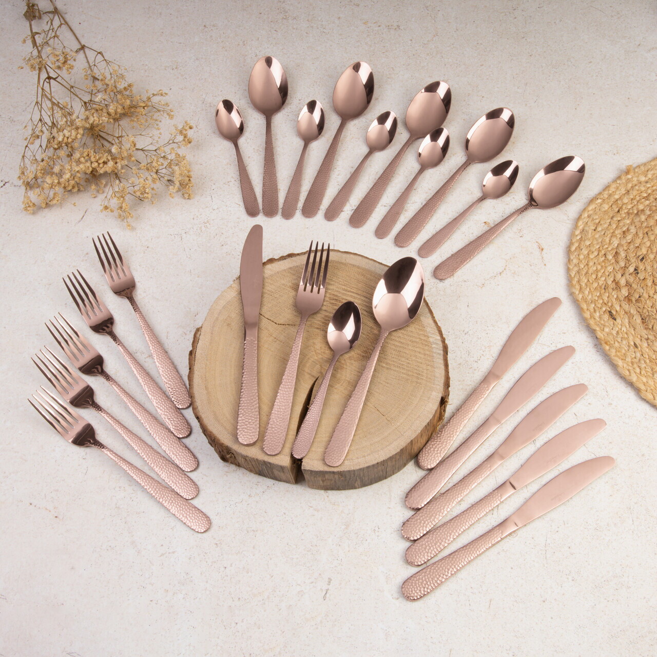 Set tacamuri 24 piese Berlinger Haus, I-Rose, inox, roz - imagine 15