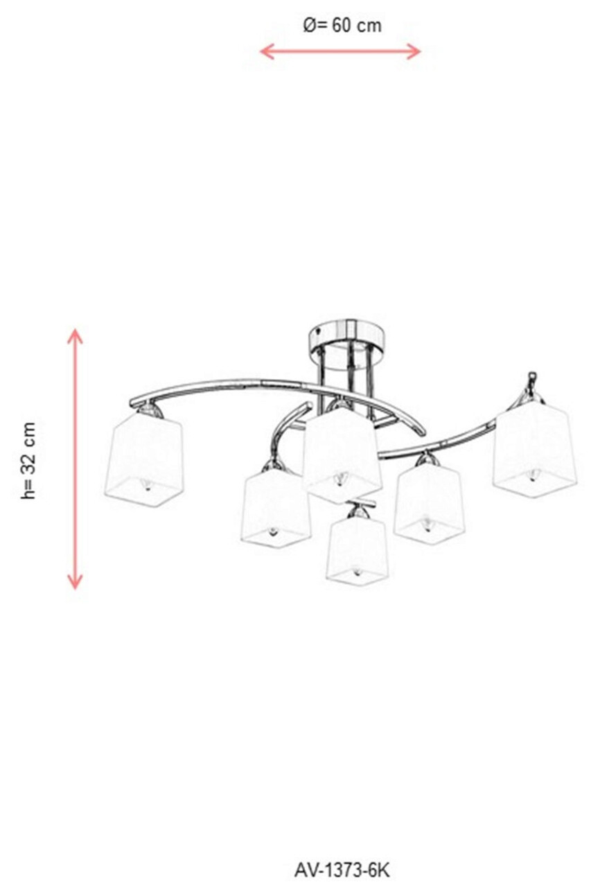 Lustra, Avonni, 683AVN1104, Metal, Crom