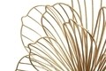 Decoratiune de perete Flower, Mauro Ferretti, 50 x 47 cm, fier, auriu