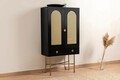 Consola, Howard, Cliff 150, 80x150x39 cm, PAL, Negru