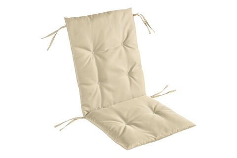 Perna scaun cu spatar Alcam, Midsummer, 105x48x3 cm, material impermeabil, Bej Alcam