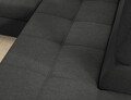 Coltar extensibil stanga 4 locuri ELTAP, ERI-41, Eridano, 275x202x88 cm, lemn/poliester, gri inchis