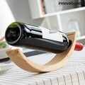 Suport pentru sticla de vin Floating Woolance InnovaGoods, lemn de arbore de cauciuc