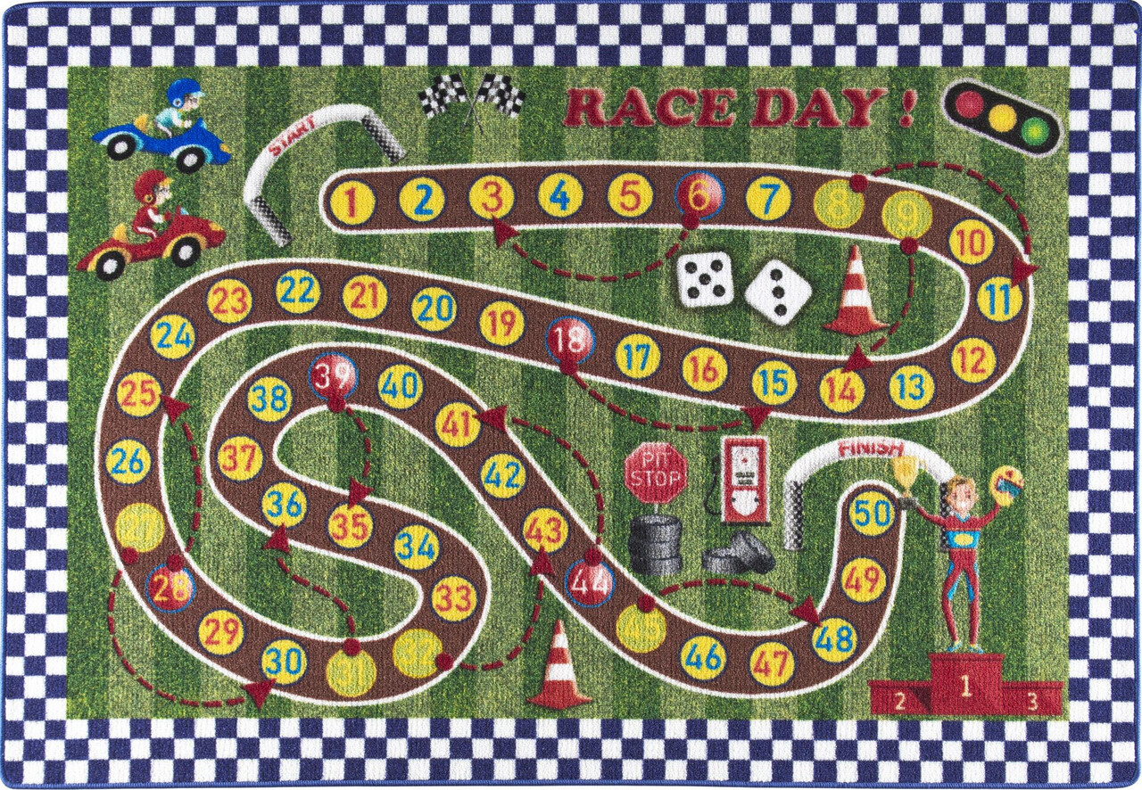 Covor, Racing Game, 133x190 cm, Poliamida, Multicolor - 1 | YEO