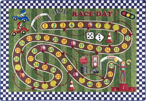 Covor, Racing Game, 133x190 cm, Poliamida, Multicolor