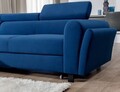 Coltar extensibil stanga 4 locuri ELTAP, Mari-71, Mariall, 288x200x92 cm, lemn/poliester, albastru