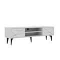 Comoda TV, Odessa, Brendon, 160x48.2x29.6 cm, Alb
