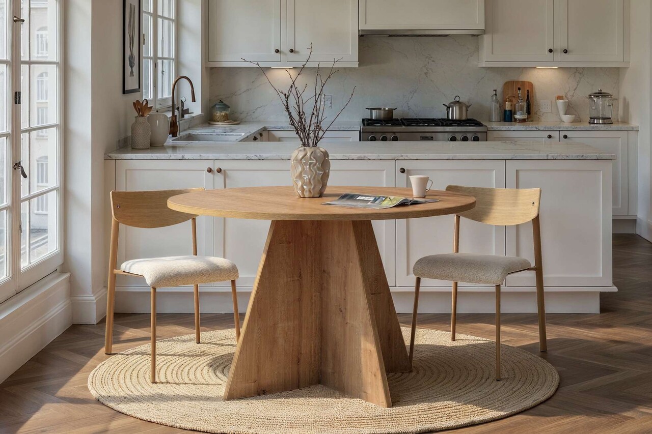 Masa, Hanah Home, Virella, 120x75x120 cm, Maro